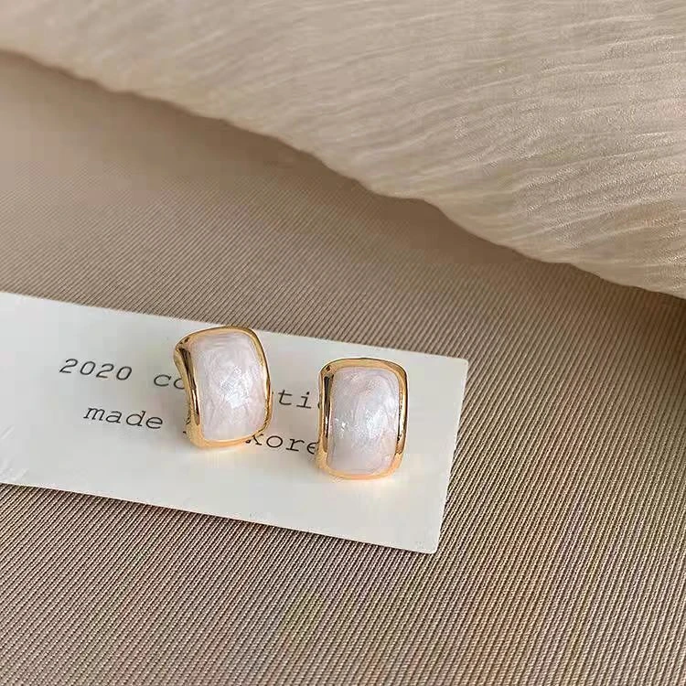 铜合金耳饰 【E104】新款气质温柔耳环精致百搭