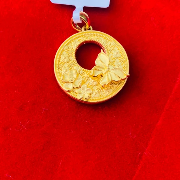 【小云专享】足金999 小蝴蝶吊坠 GP 4.55