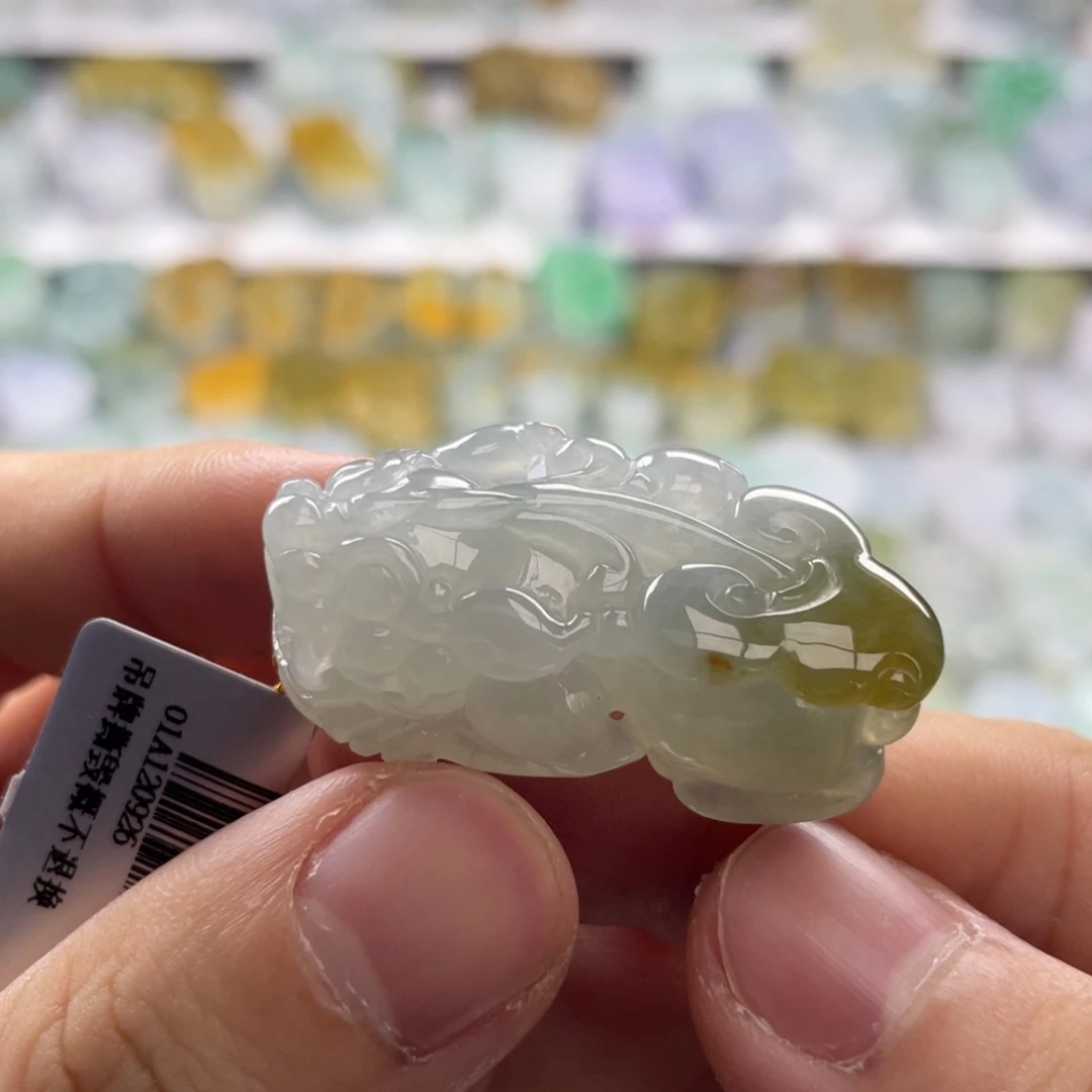 翡翠未镶嵌颈饰貔貅8