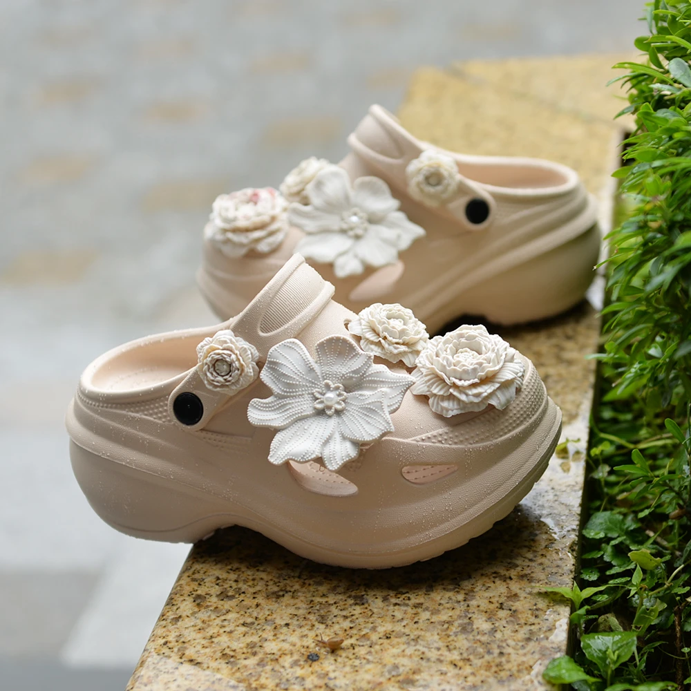 （233）泡芙洞洞鞋女厚底7cm