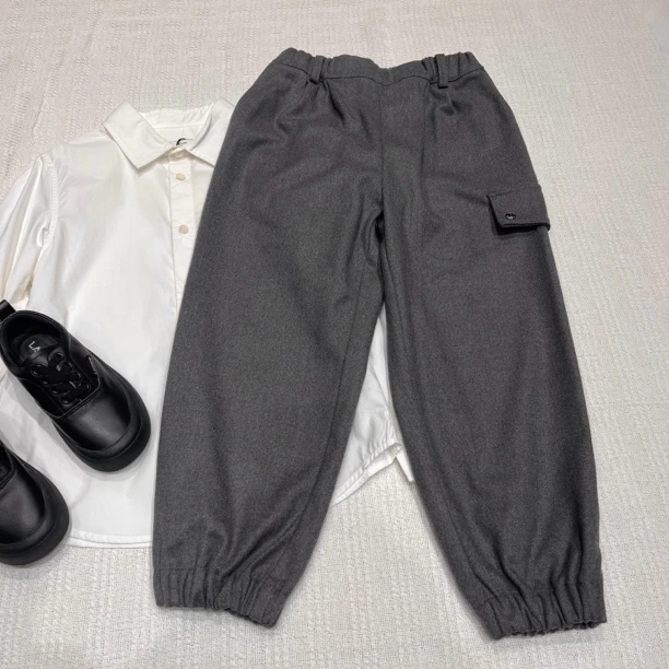 20220高端童装时尚百搭秋冬新品时尚长裤C3-3-2儿童休闲裤男童