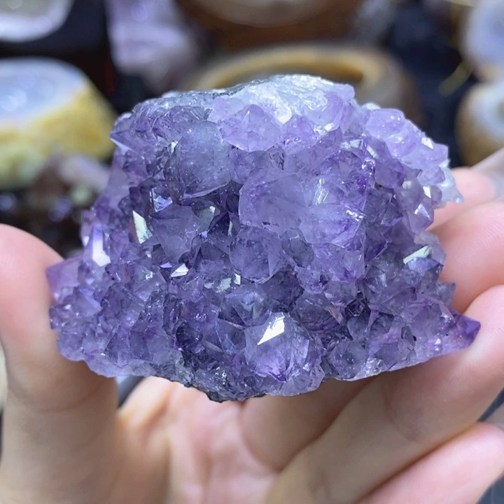 未镶嵌珠宝半成品紫晶紫晶块