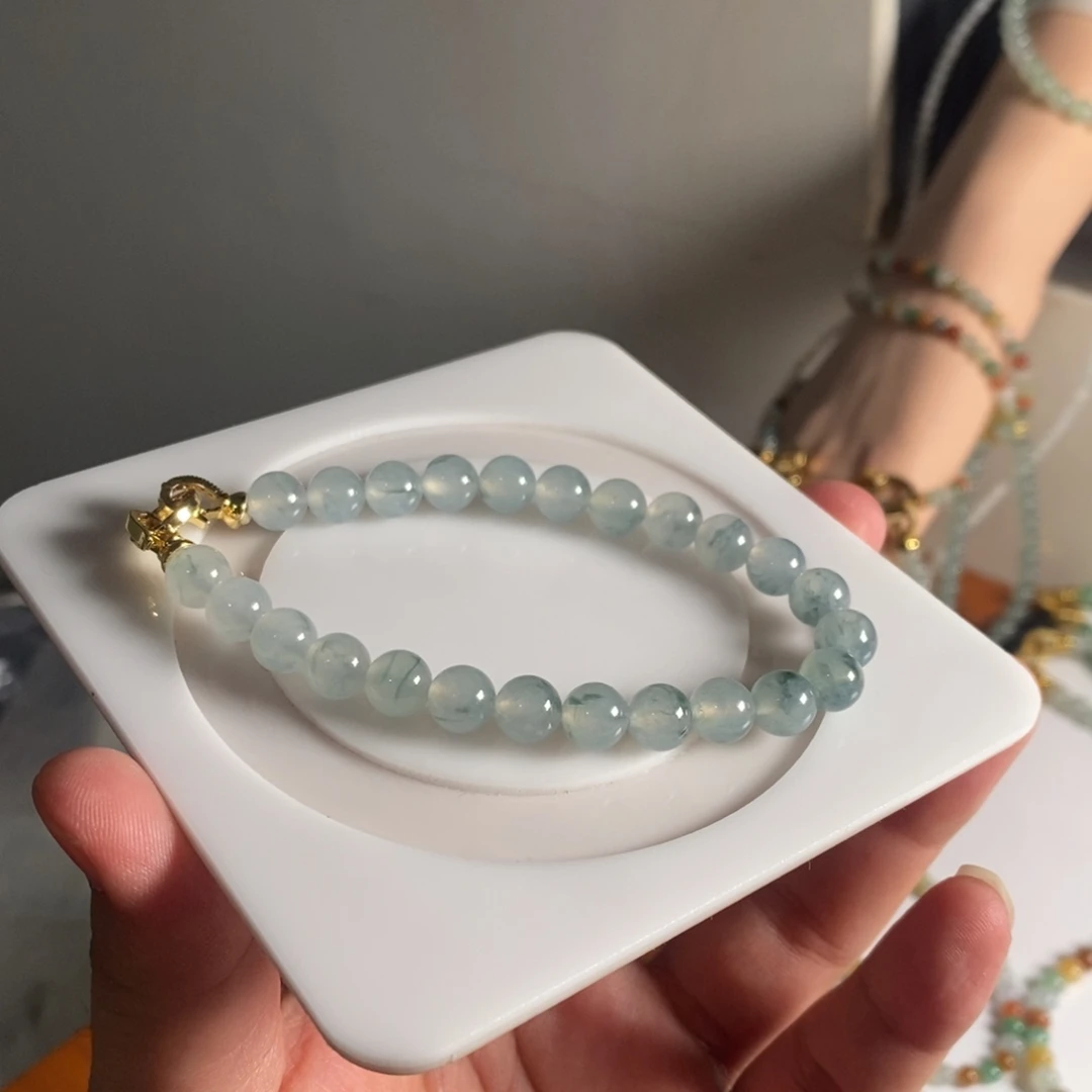 定制翡翠未镶嵌10 缅甸翡翠A货卡7.8