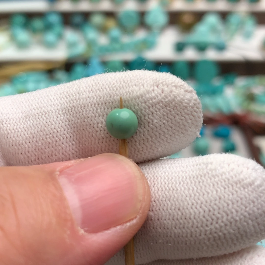 绿松石未镶嵌散珠