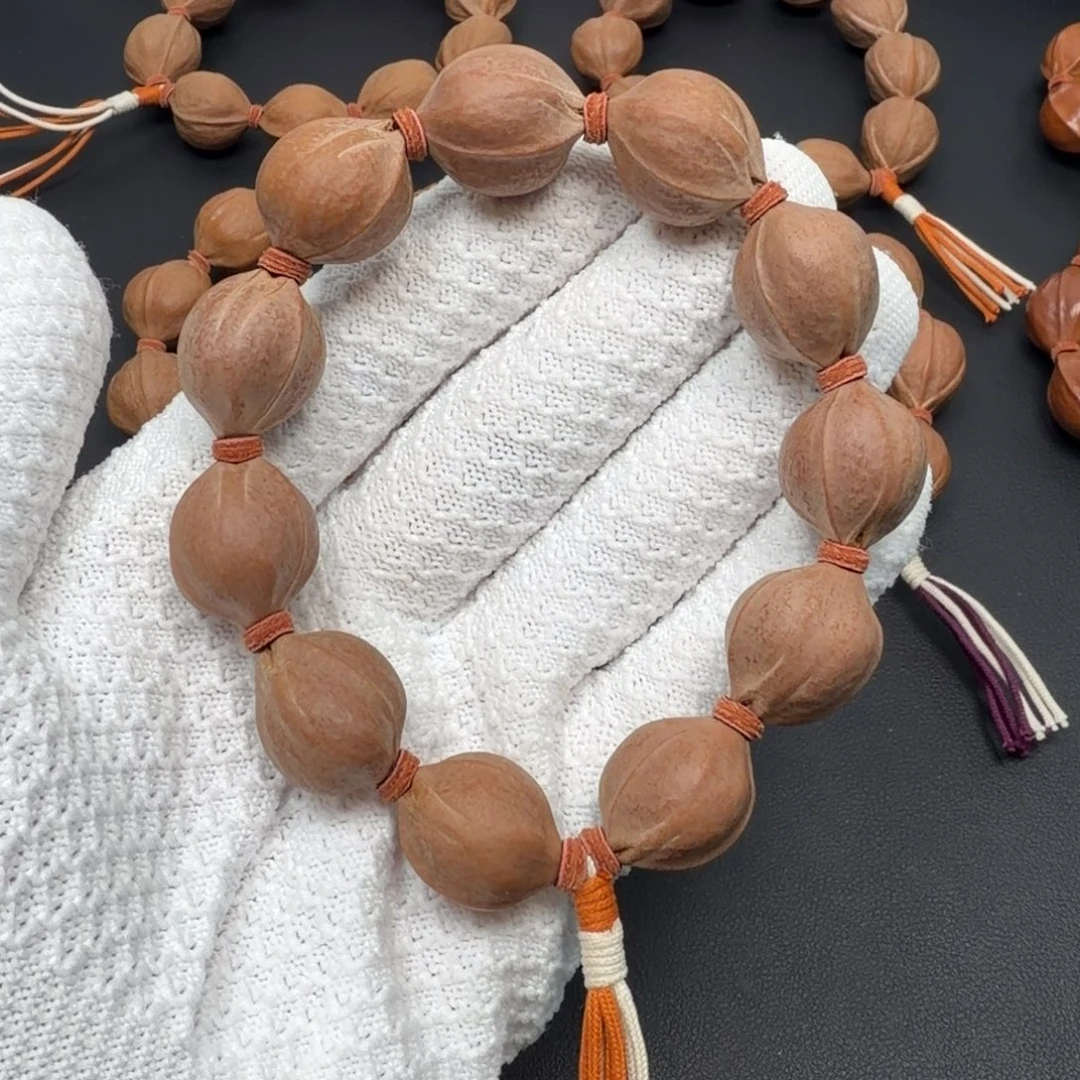 手串橄榄核19✖️23 原生态梅林铁核 短圆款