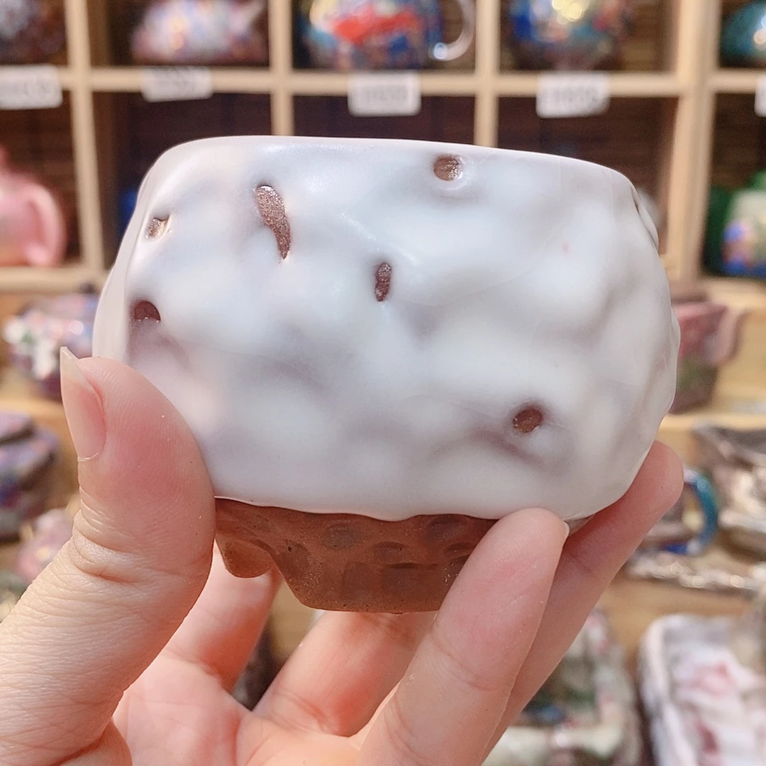 粗陶志野茶器柴烧