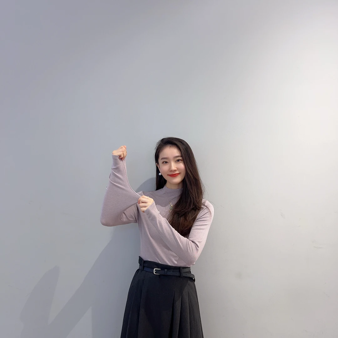 半高领长袖打底衫冬装新款女装单穿打底百搭内搭休闲气质上衣5D27