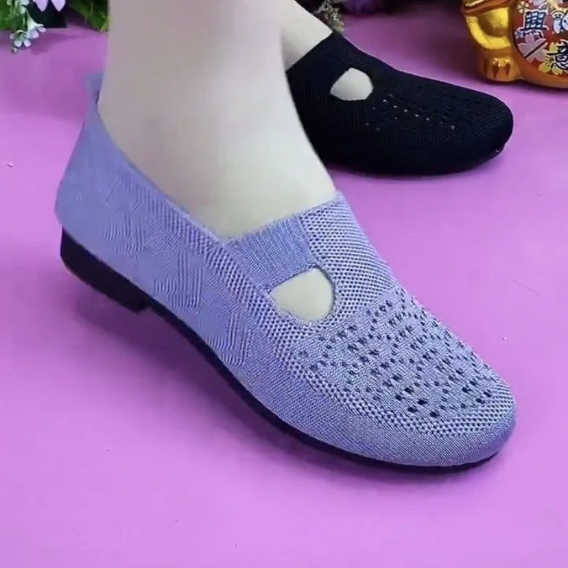 2025老北京布鞋女网鞋夏季凉鞋轻便舒适防滑中老年网面休闲妈妈鞋