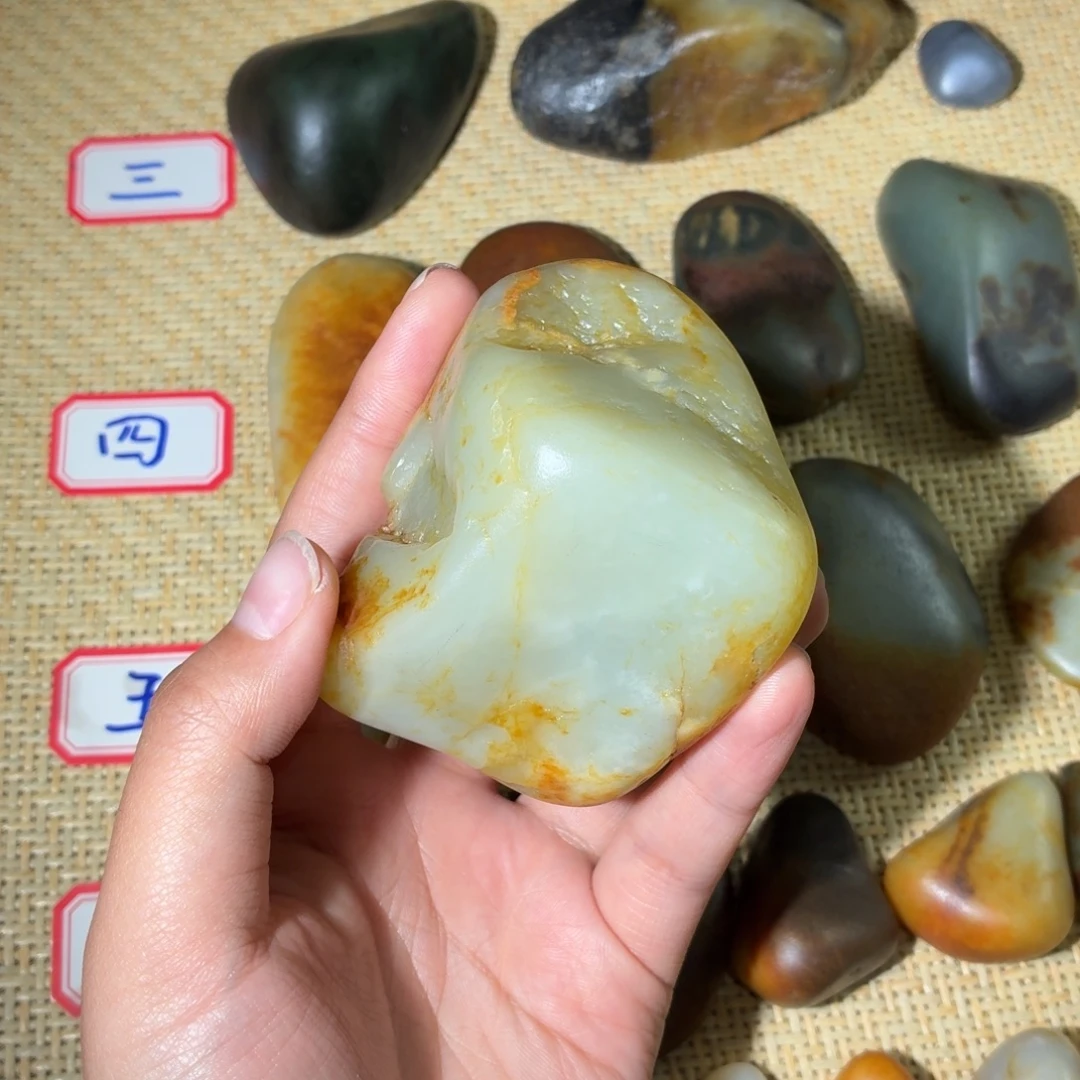 和田玉未镶嵌挂件306