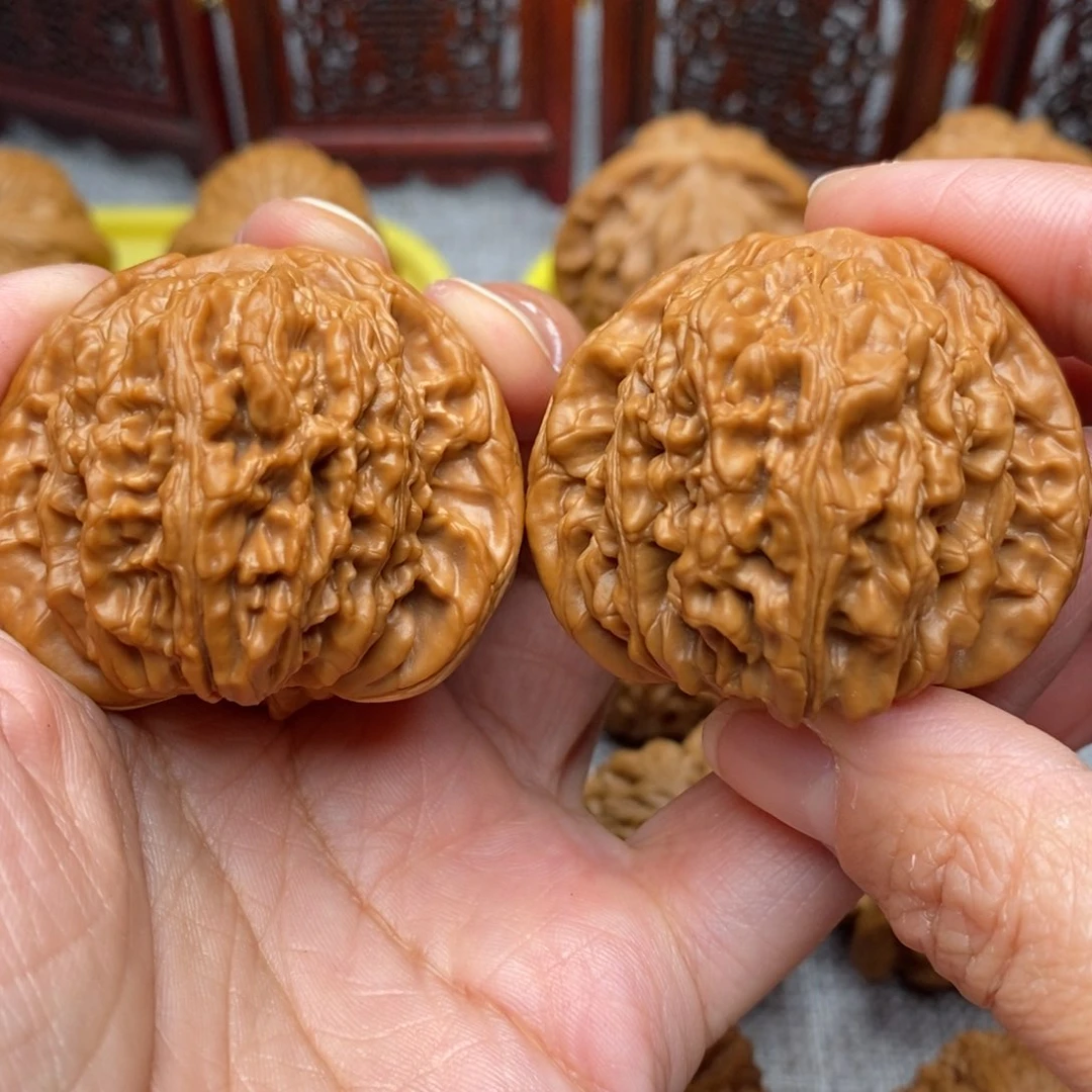 文玩核桃把件全品四座楼44尺