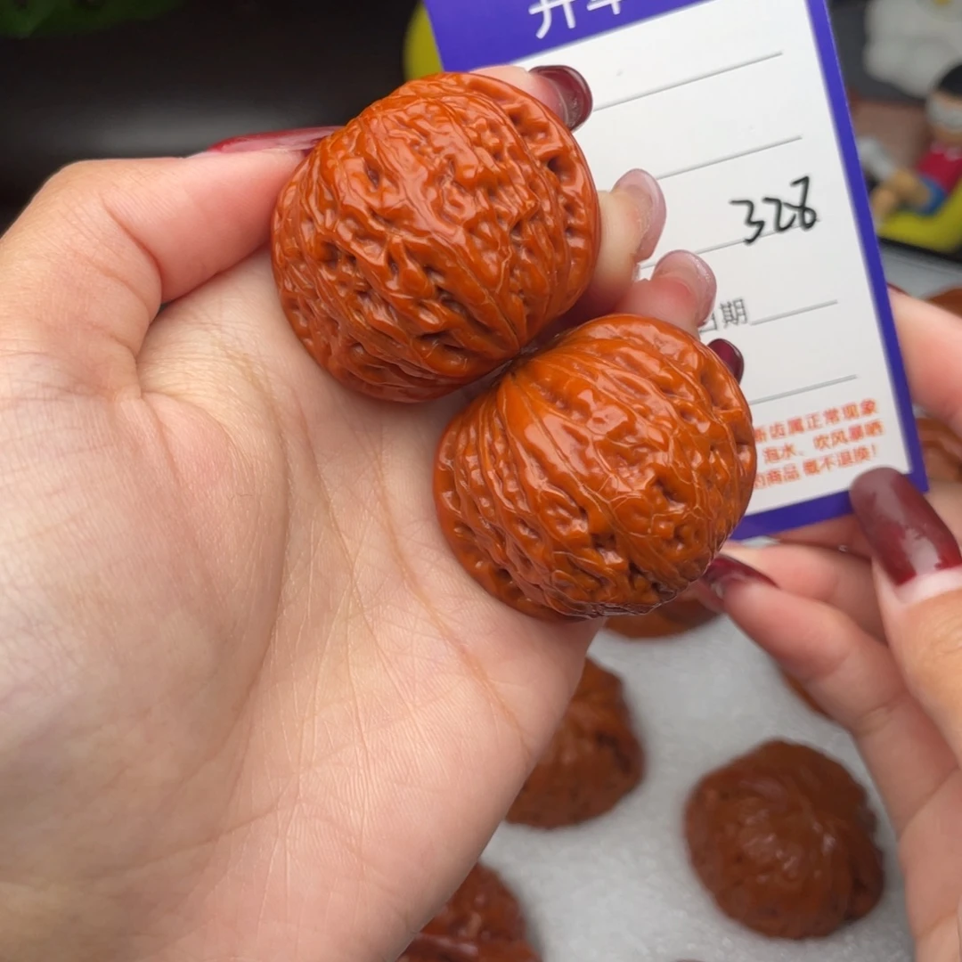 A***来桃核把件40铁锤328