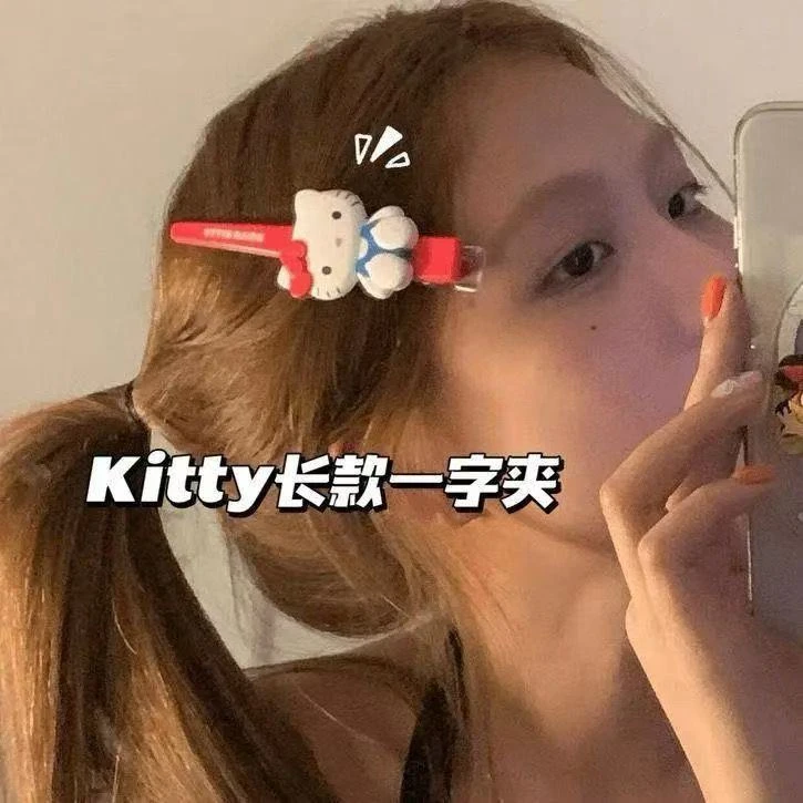 2025款hellowkitty夹子发夹发卡发饰侧边夹库洛米美乐蒂玉桂狗