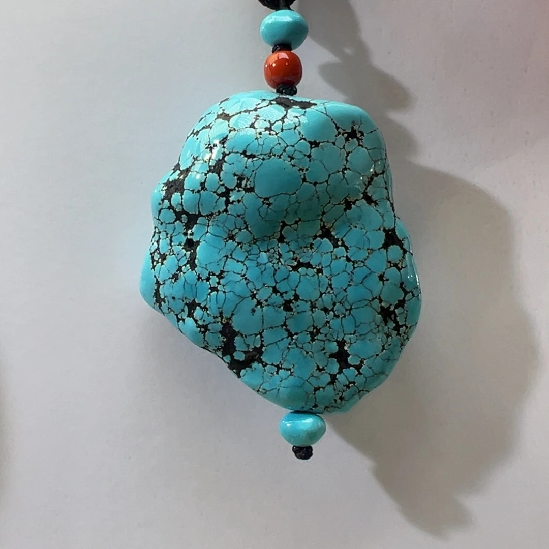 绿松石未镶嵌挂件