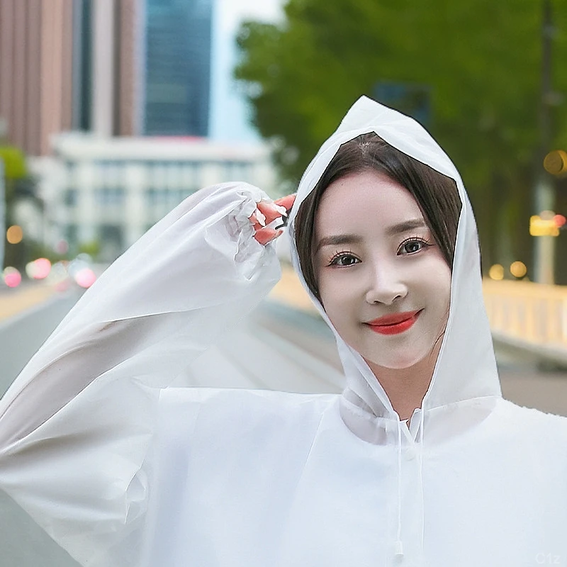 长款加厚非一次性雨衣EVA通用男女成人户外便捷旅游连体雨披全身