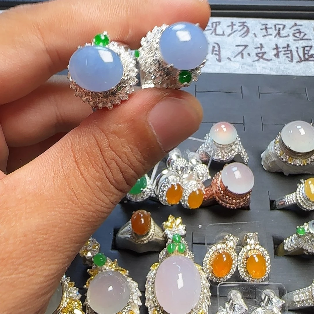 翡翠未镶嵌戒指天然缅甸
