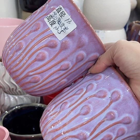 多肉绿植陶瓷花盆9.9包邮，有孔