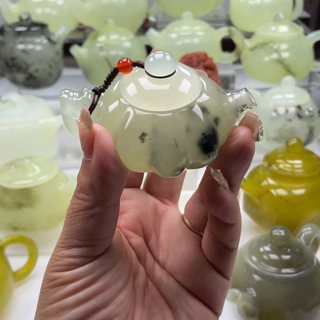 未镶嵌蛇纹石玉壶