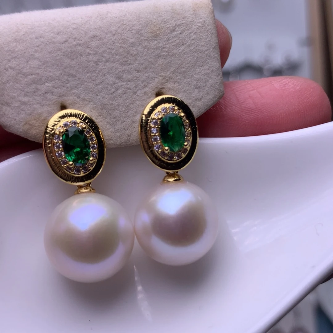 未镶嵌耳饰淡水珍珠