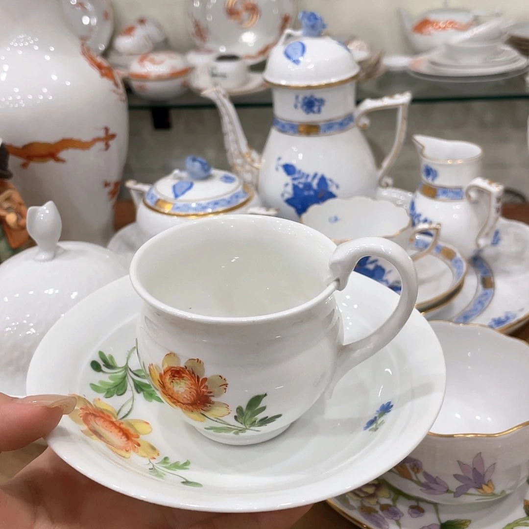 瓷片中古一等咖啡杯