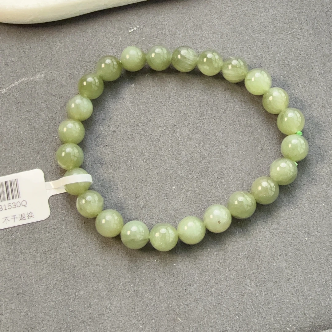 碧玉圆珠手串7.5-8mm