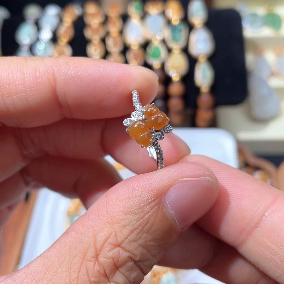 翡翠银S925镶嵌颈饰