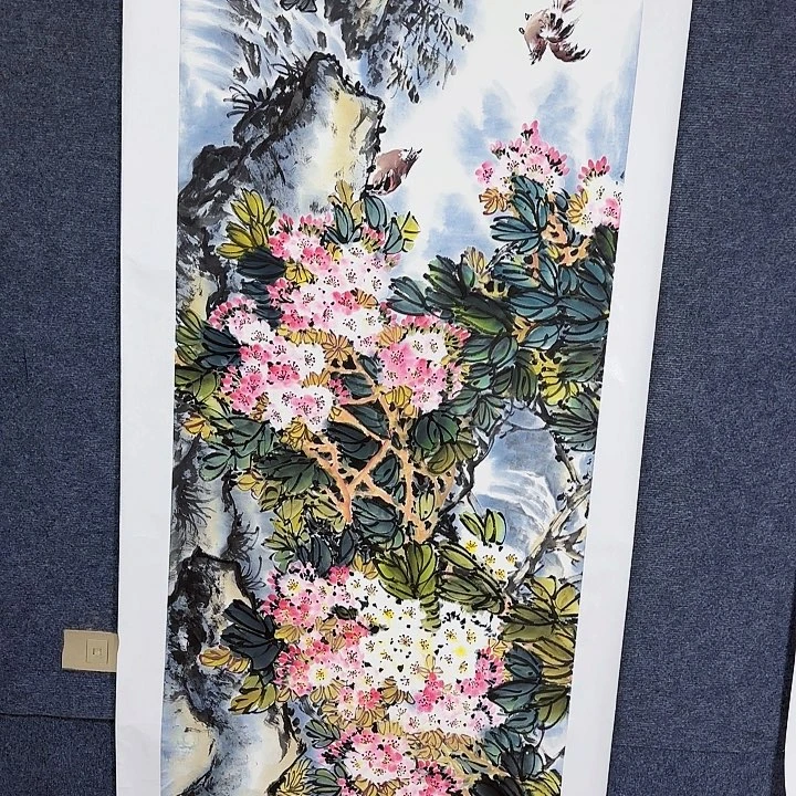 国画国画花鸟画作品