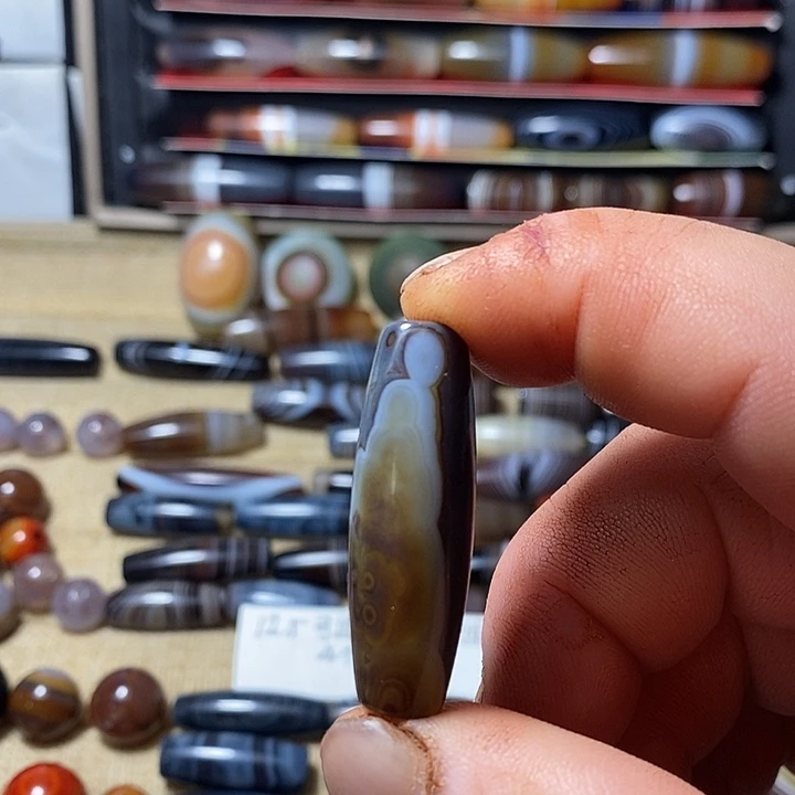 玛瑙/玉髓合金颈饰