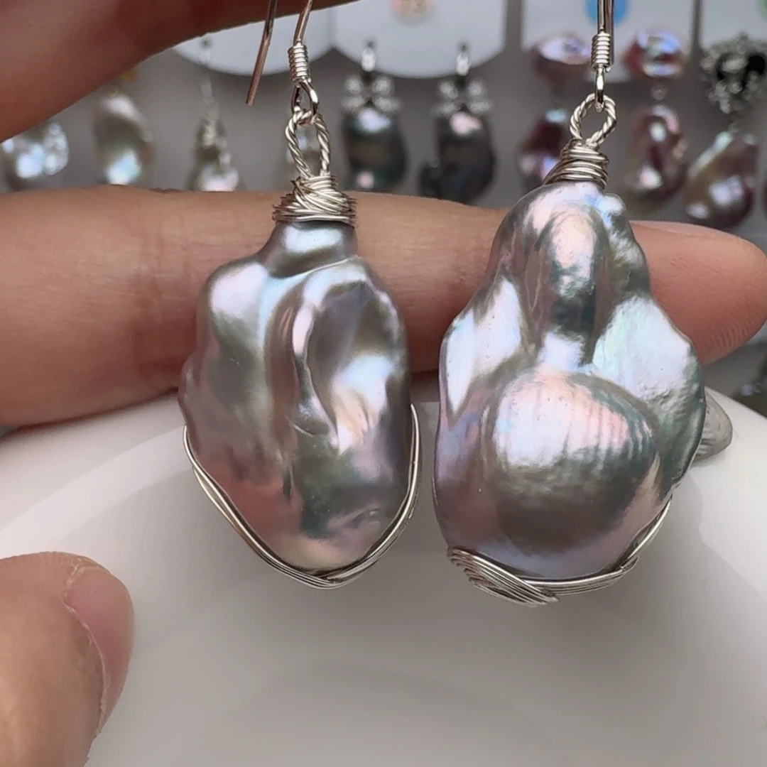 耳饰未镶嵌淡水珍珠