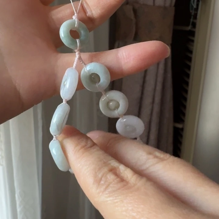 翡翠未镶嵌颈饰手机挂