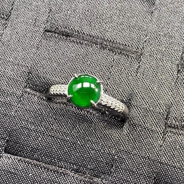 公***財翡翠银S925镶嵌颈饰