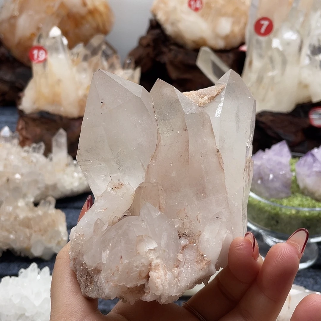 射***圆珠宝半成品水晶银S925镶嵌