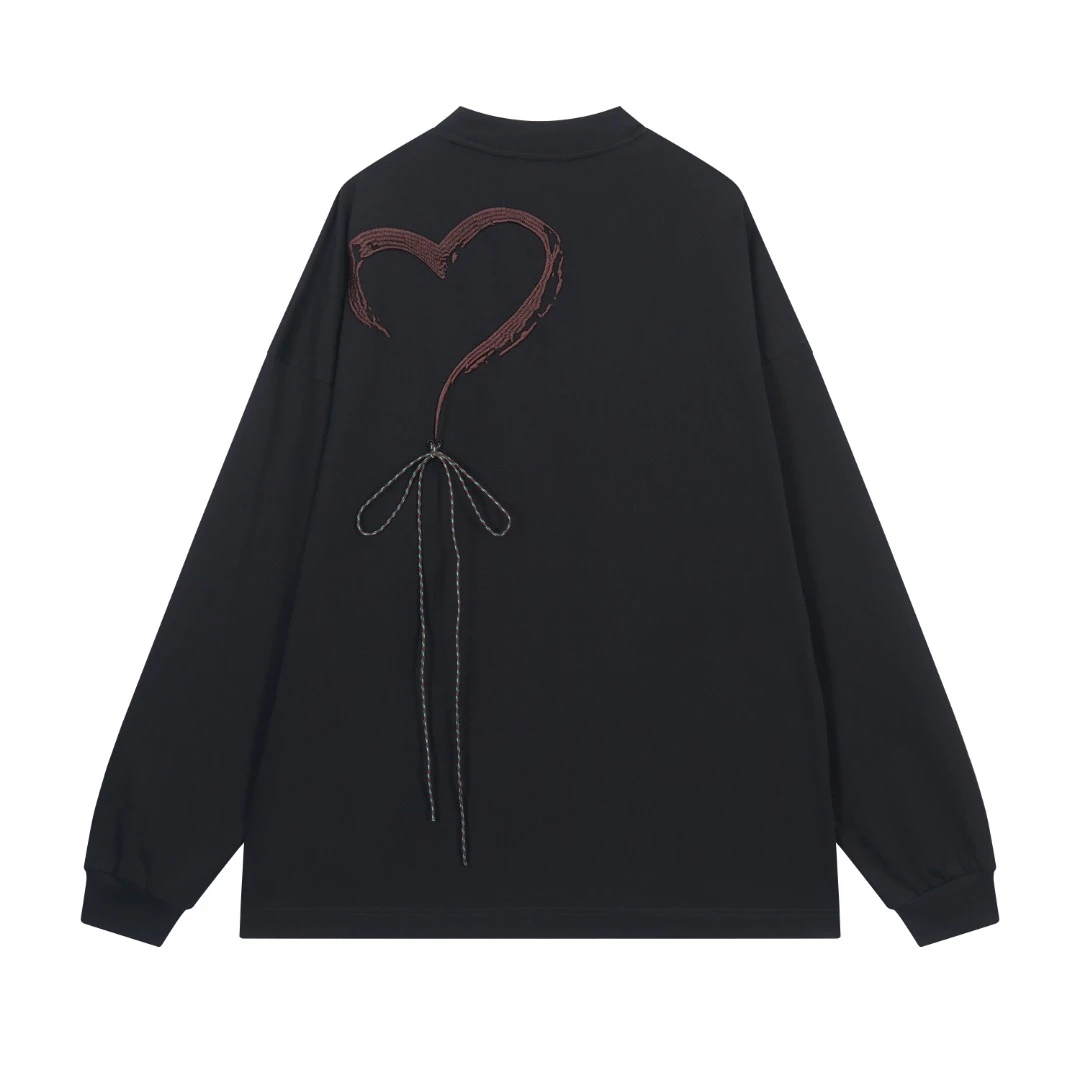 240克丝带装饰爱心创意长袖6002