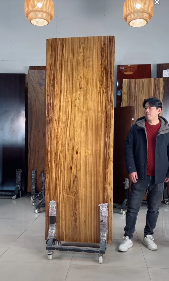 乌金木长233宽78厚6.5定制73高桌腿，定制不可退