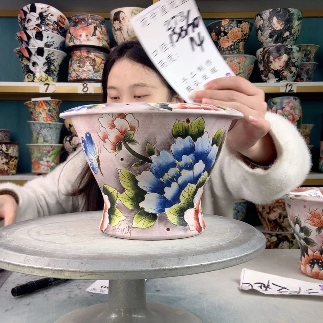 罐景德镇手工瑕疵273