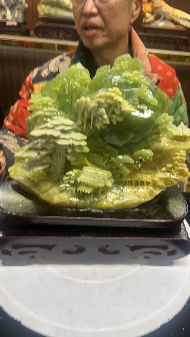 材质玉摆手工雕刻