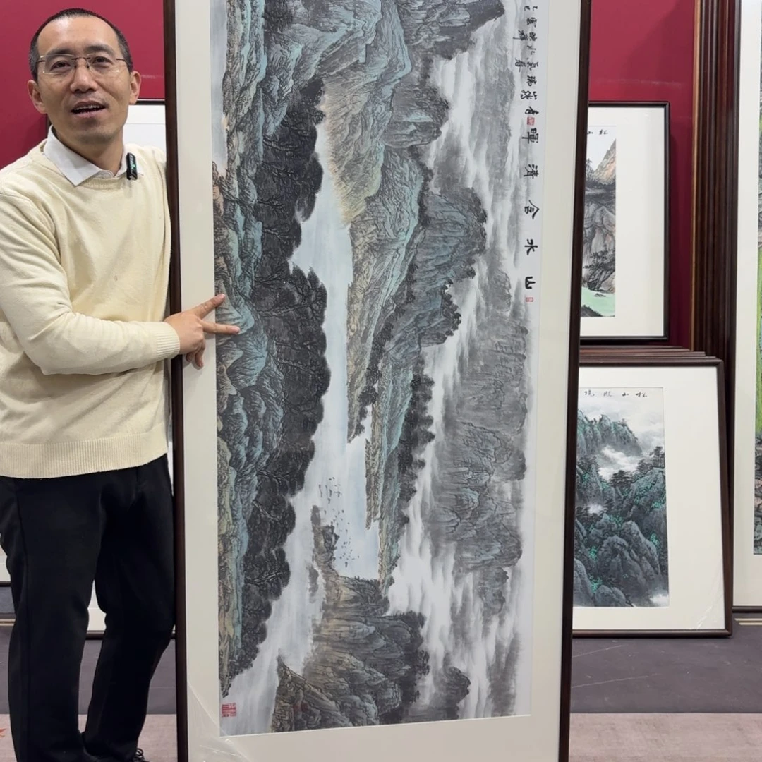 秋****国画手绘作品210/80