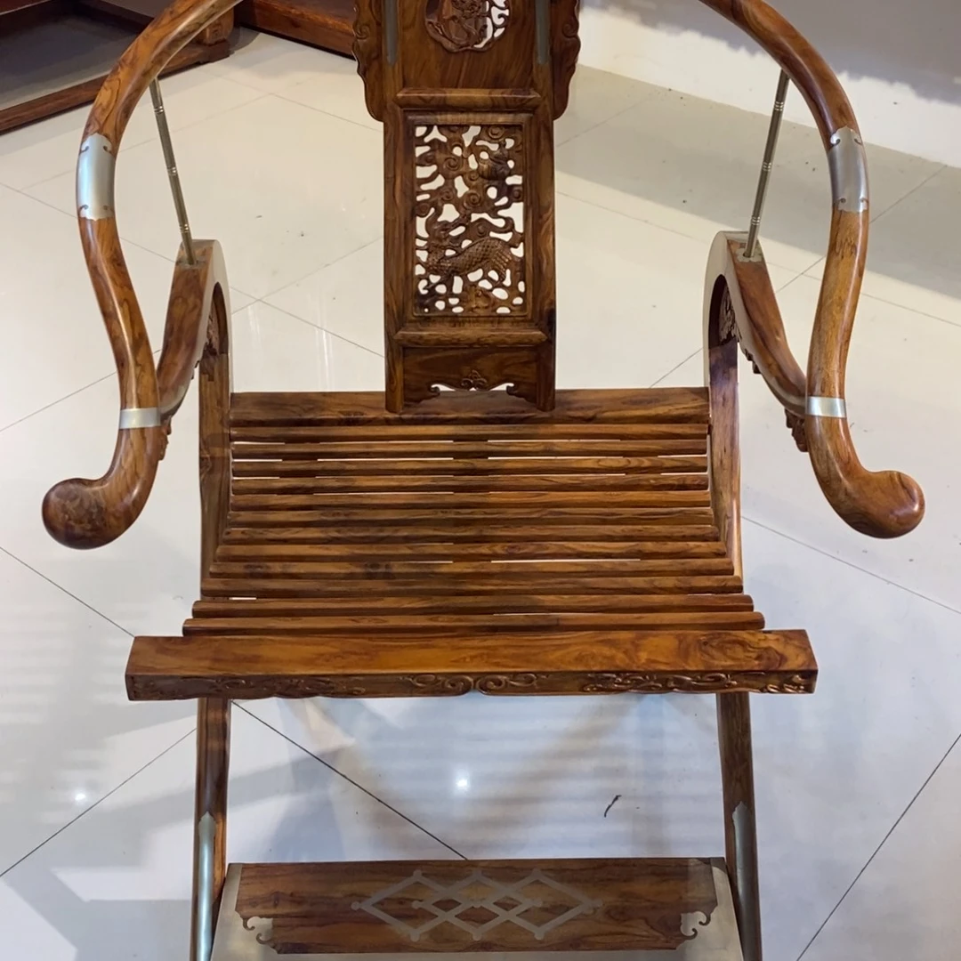 香枝木类成套家具千**集降香黄檀头把交椅订金