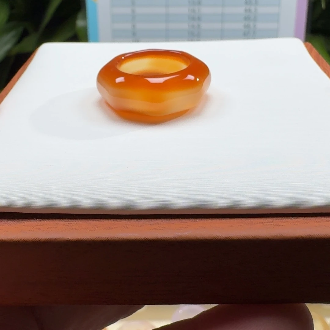 玛瑙/玉髓未镶嵌戒指Z17.1港15