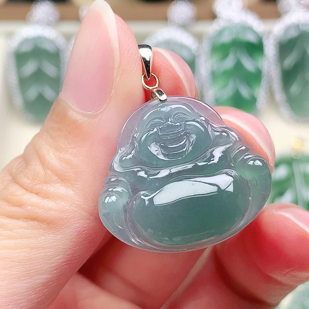 翡翠未镶嵌颈饰吊坠