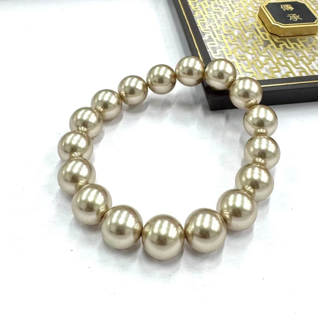 夏季百搭款12mm多样性发其一海水珍珠手串K979