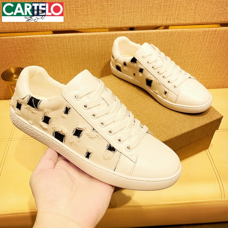 卡帝乐鳄鱼小白鞋男鞋2025新款秋季透气潮牌休闲鞋子男士板鞋男款