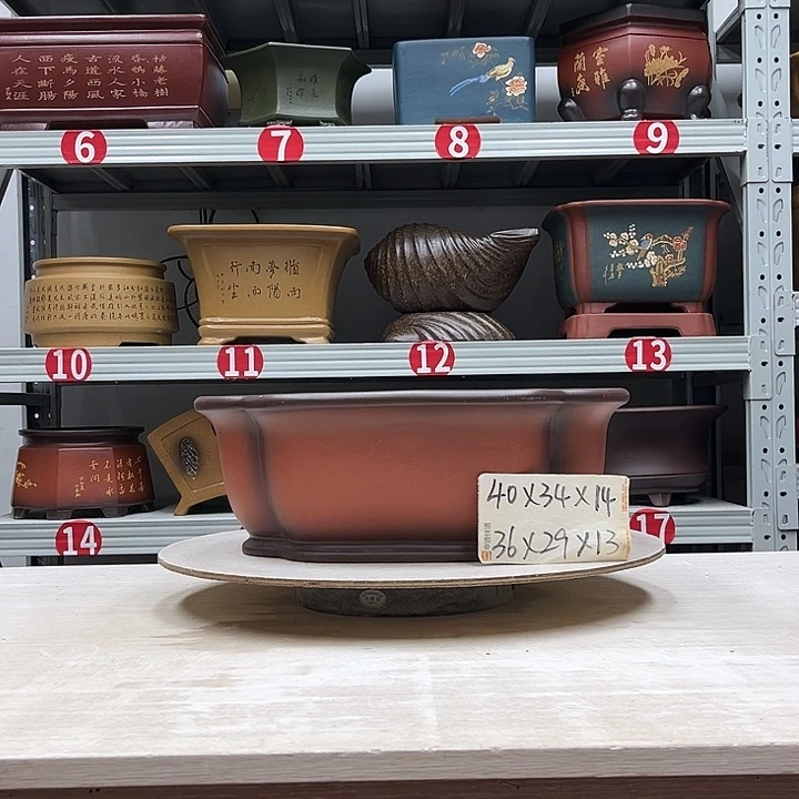 紫砂花盆紫砂花盆