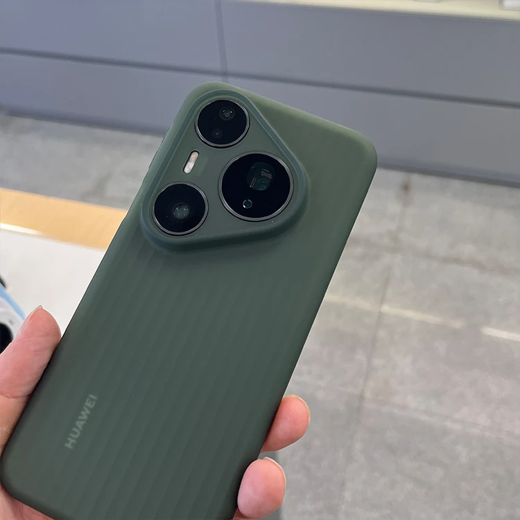 适用华为pura80手机壳波纹软壳微磨砂防摔全包镜头保护套pro+