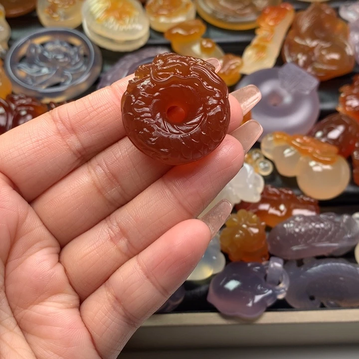 玛瑙/玉髓颈饰未镶嵌飘***活