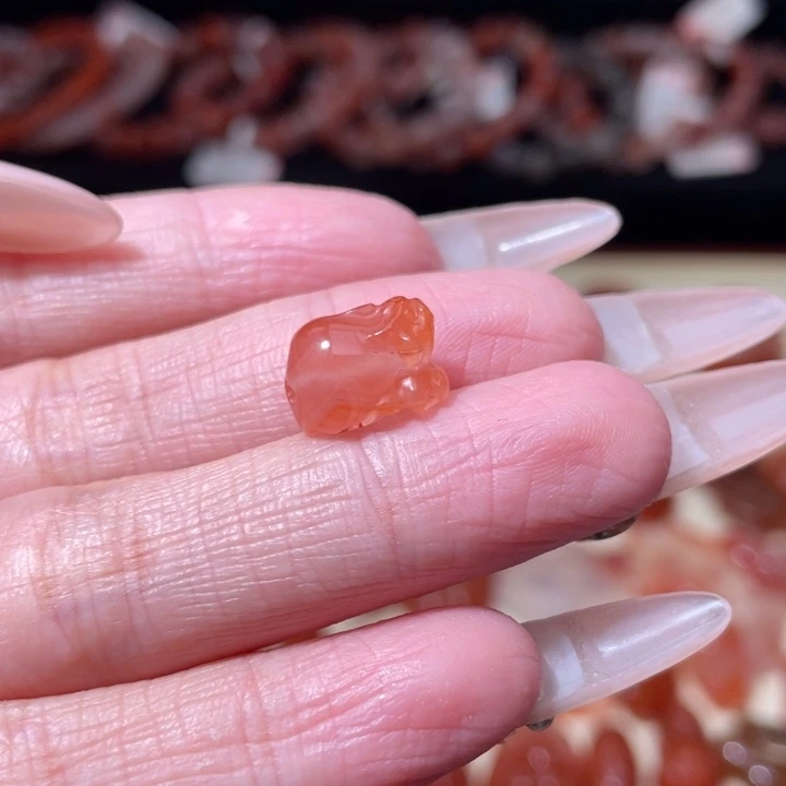 南红玛瑙冰飘配饰貔貅未镶嵌2025
