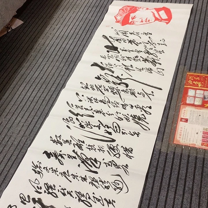 书法冯伟老师头像雪