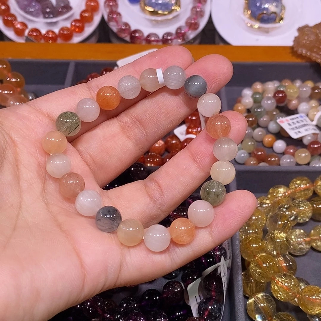 未镶嵌手链水晶兔毛9