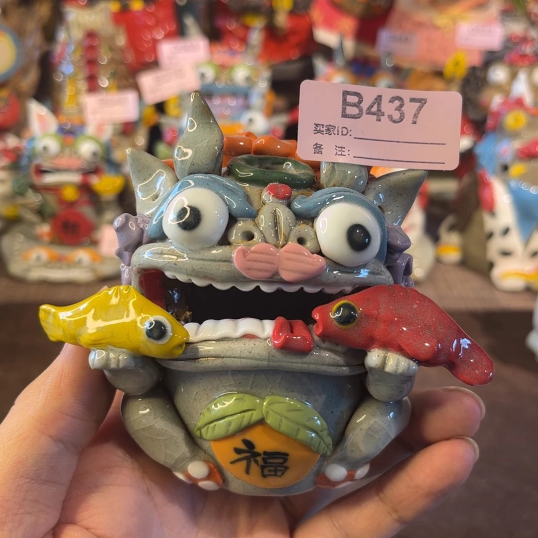 泥塑纯手工茶宠摆件