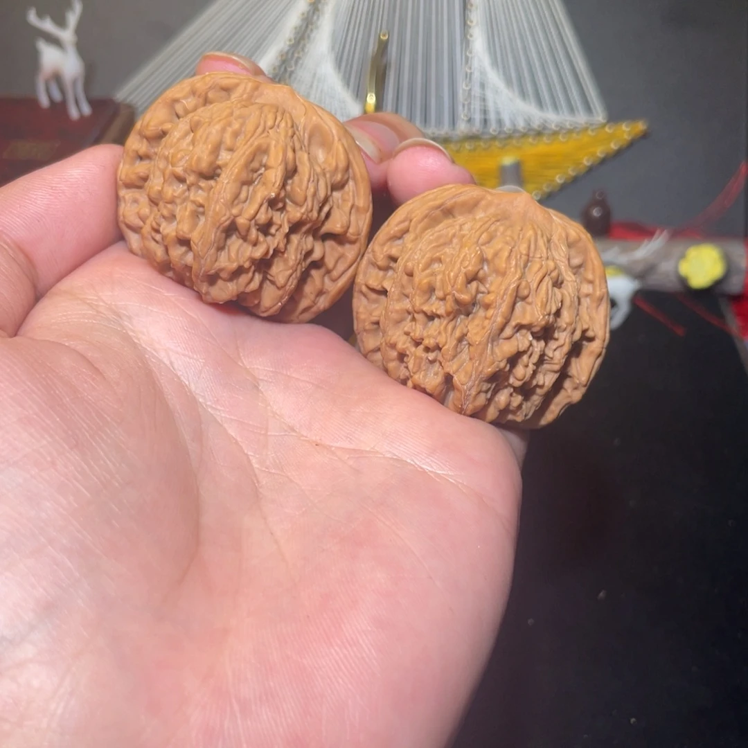把件文玩核桃虎头粗筋44