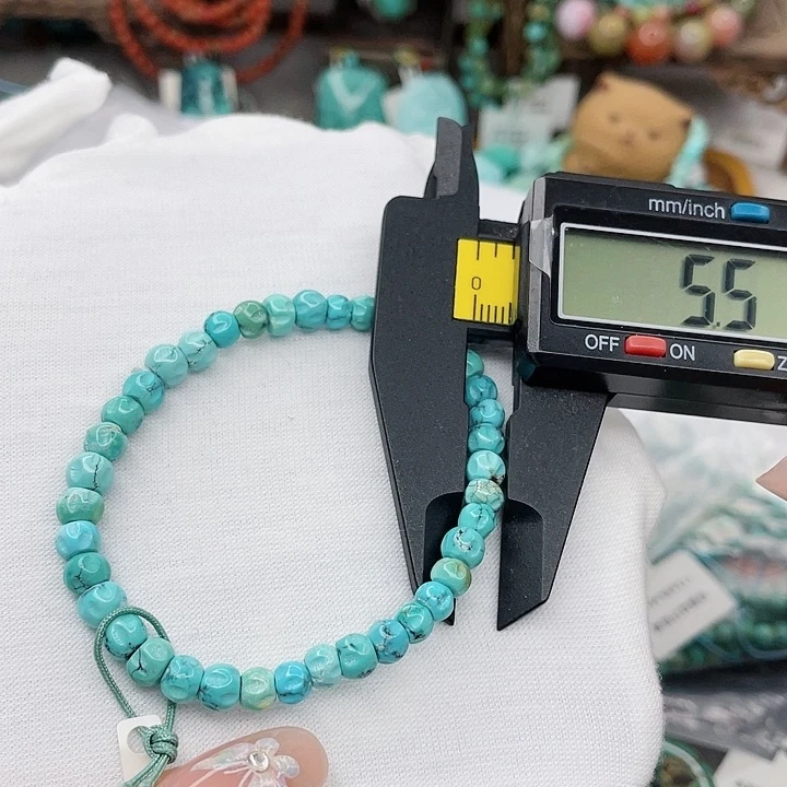 绿松石珠宝奇石银S925镶嵌